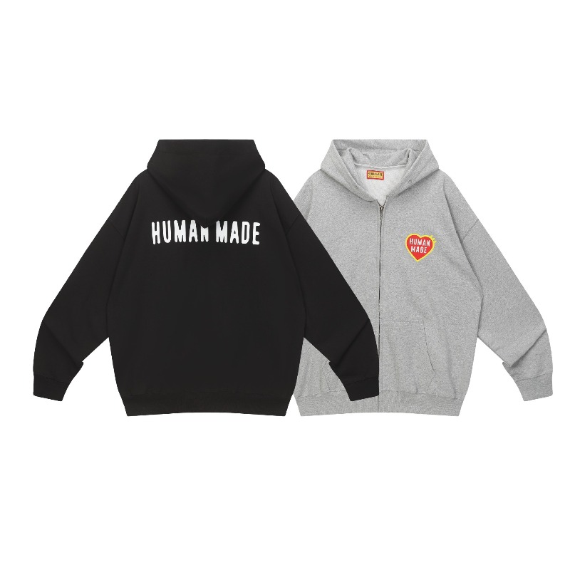 Vintage Zip Hoodie - Felpa con Zip Vintage Human Made