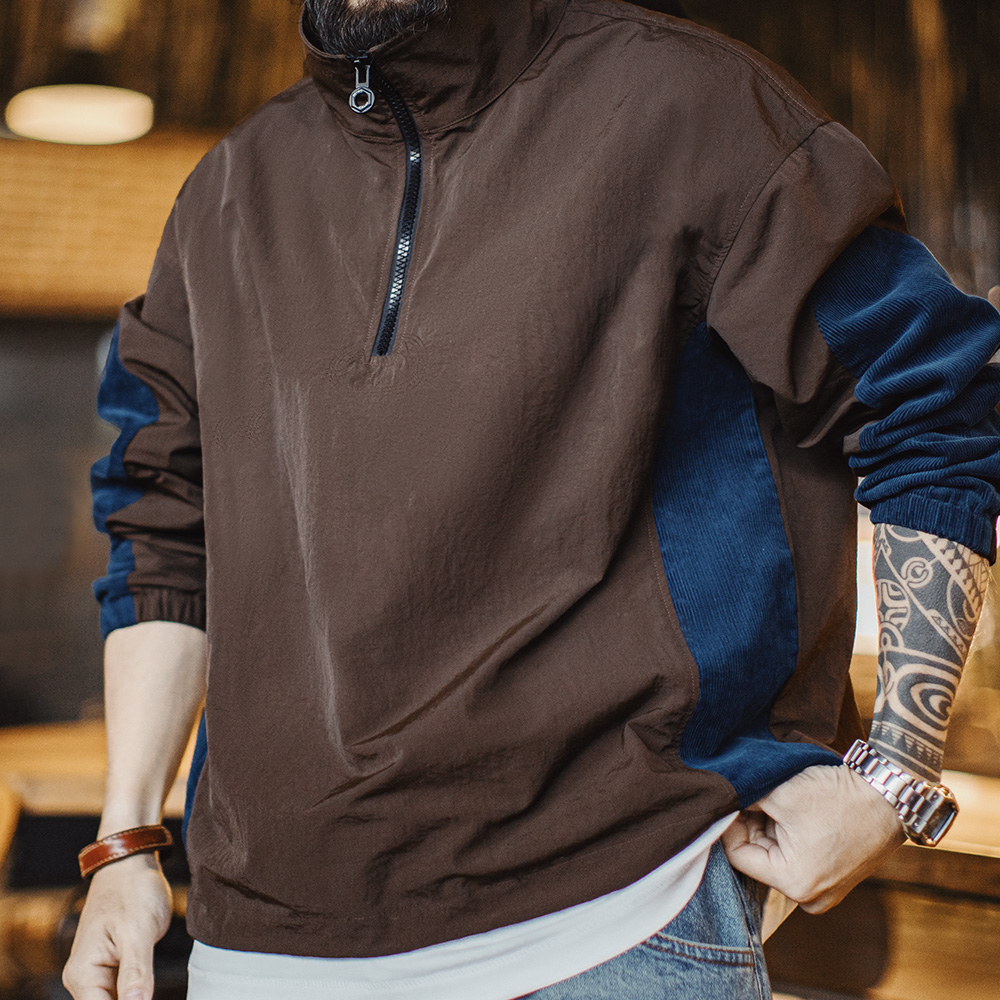 Vintage Zip Hoodie - Maden Giacca a mezza zip color