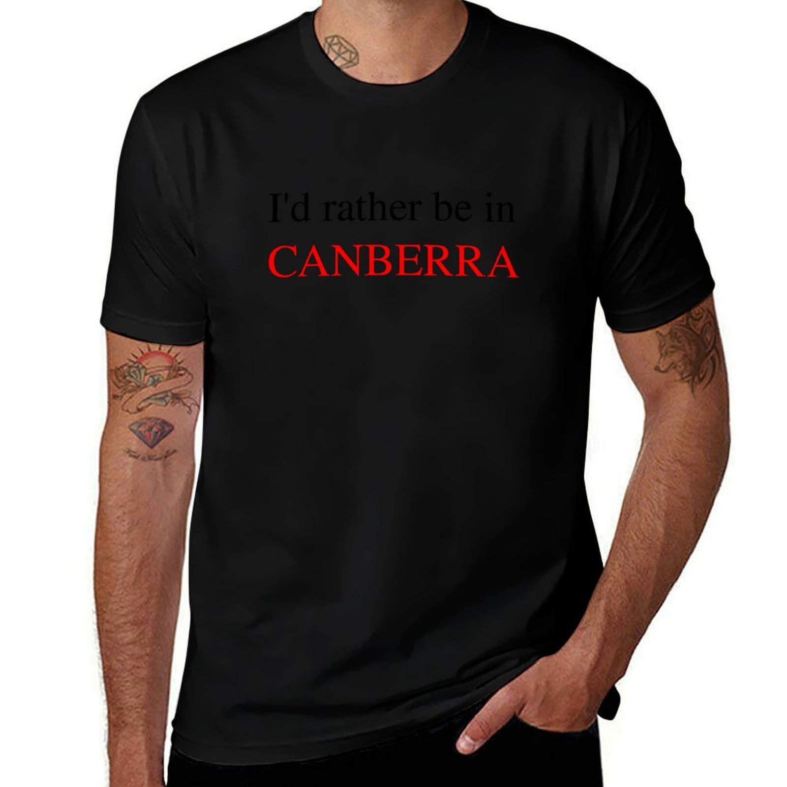 Canberra Vintage & Collectible Centre Reviews - Preferrò essere in CANBERRA t-shirt T-shirt