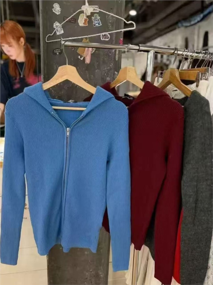 Felpe con Cappuccio Blu Lavora - Vintage Zip Hoodie recensione e prezzo