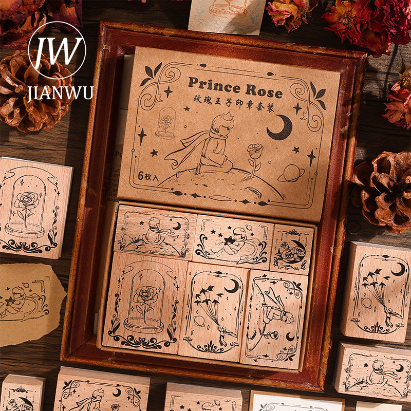 JIANWU 6 pz/set Rose Prince Se - Vintage Collectible Magazines recensione e prezzo