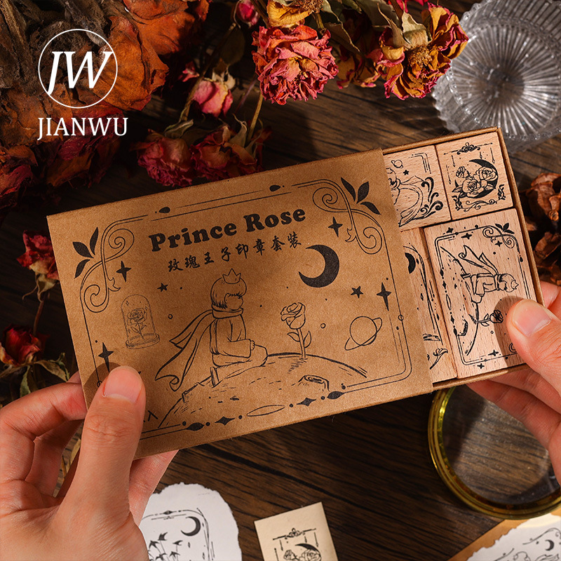 JIANWU 6 pz/set Rose Prince Se - Vintage Collectible Magazines recensione e prezzo