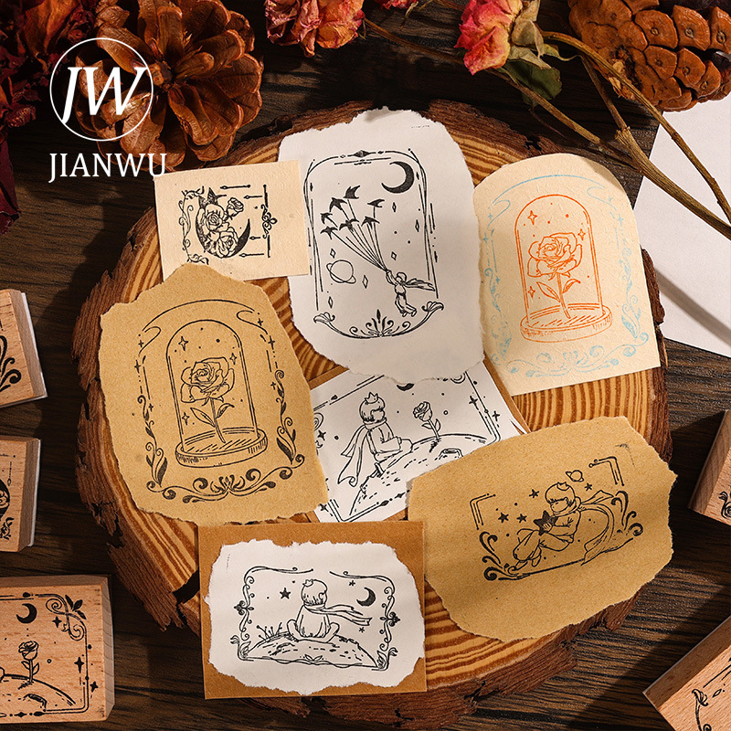 JIANWU 6 pz/set Rose Prince Se - Vintage Collectible Magazines recensione e prezzo