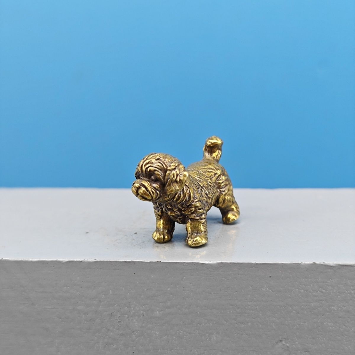 Mini Statua in Ottone di Cane, - Vintage Collectible Teddy Bears recensione e prezzo