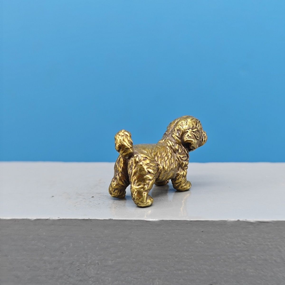 Mini Statua in Ottone di Cane, - Vintage Collectible Teddy Bears recensione e prezzo